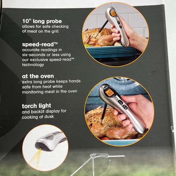 POLDER Safe Serve Deluxe Instant Read Thermometer 10 inch Probe - Picture 7 of 11